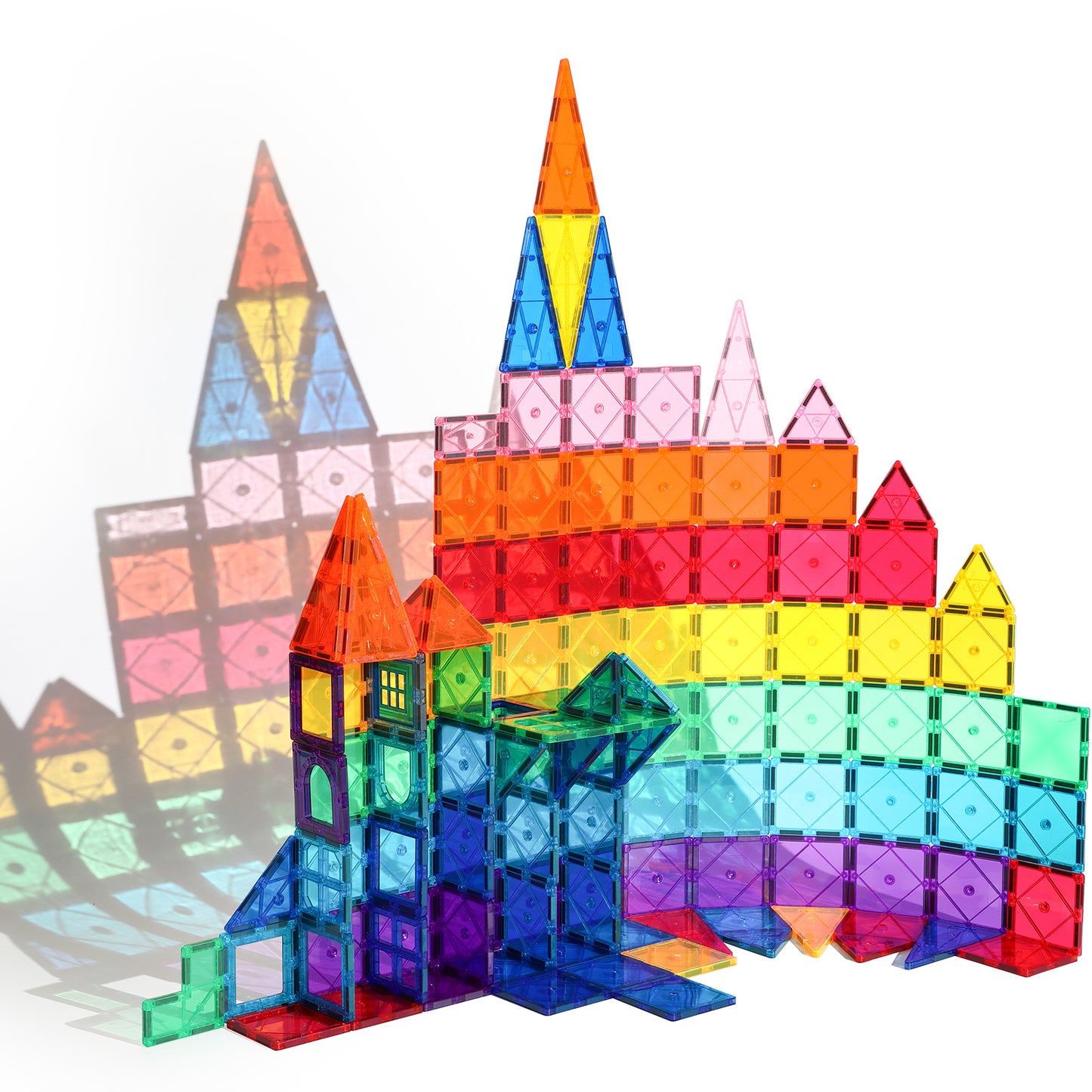 Magnetic Tiles Kids Magnetic Blocks Building Sets 3D Magnet Tile Building Construction Educational STEM Toys, Gifts for Toddlers Boys Girls 3 4 5 6 7 8 9 10 + Year Old